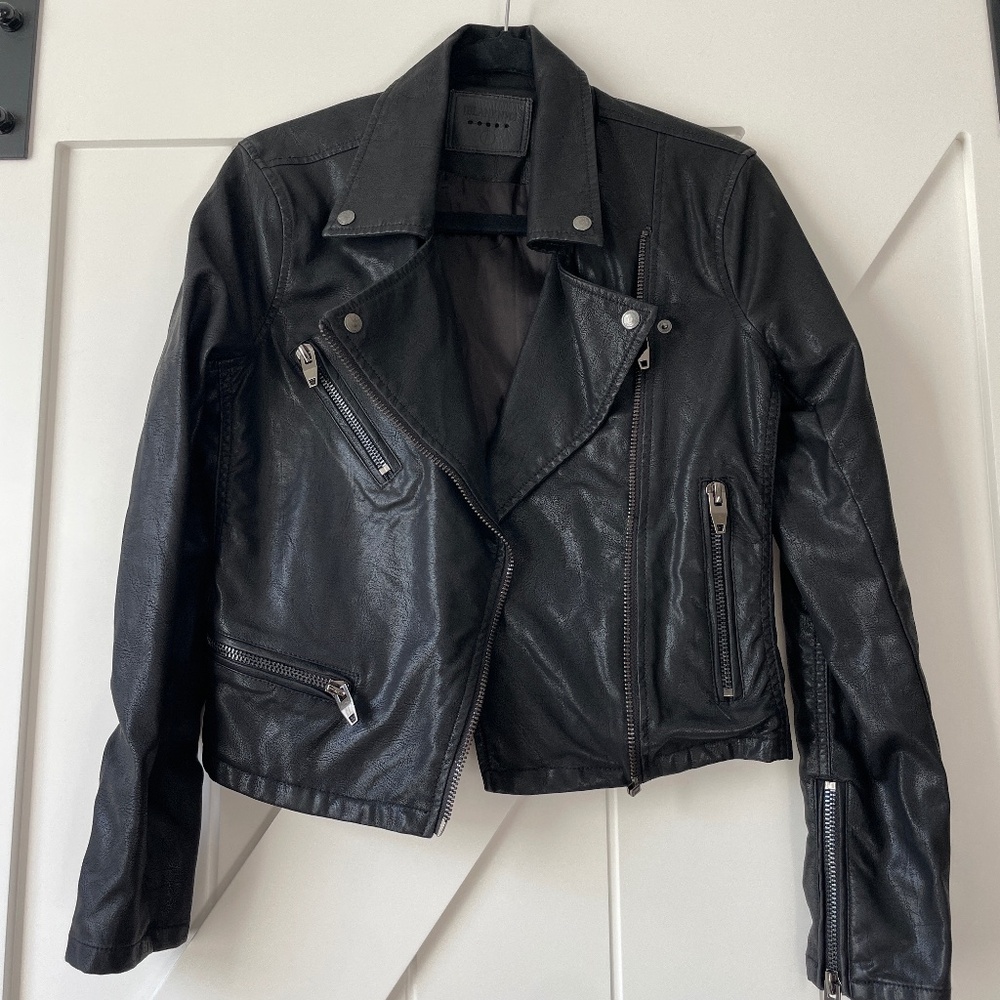 BlankNYC Faux Leather Moto Jacket